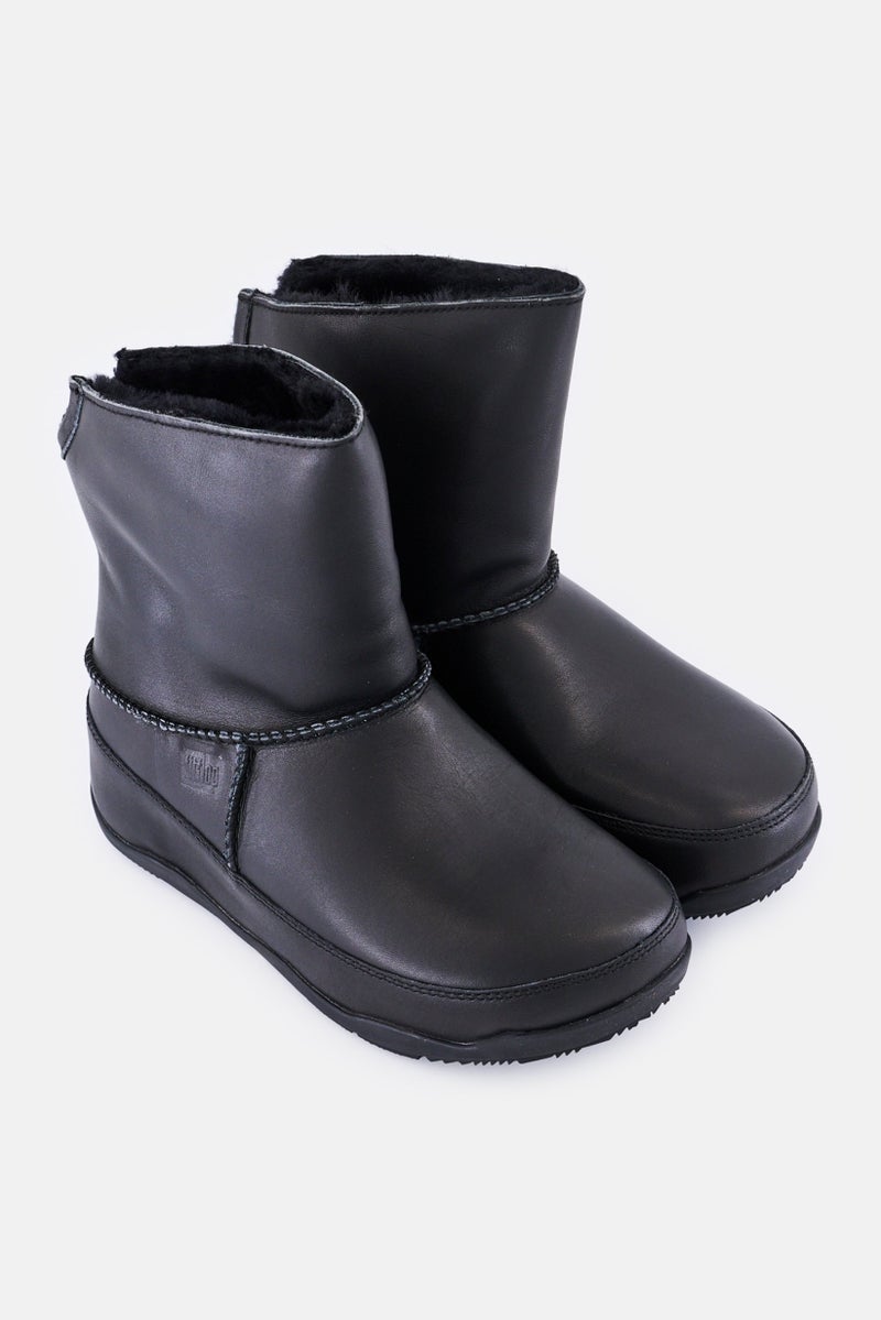 FitFlop حذاء موكلوك قصير للنساء، أسود - Image 2